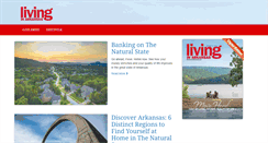 Desktop Screenshot of livinginarkansas.net